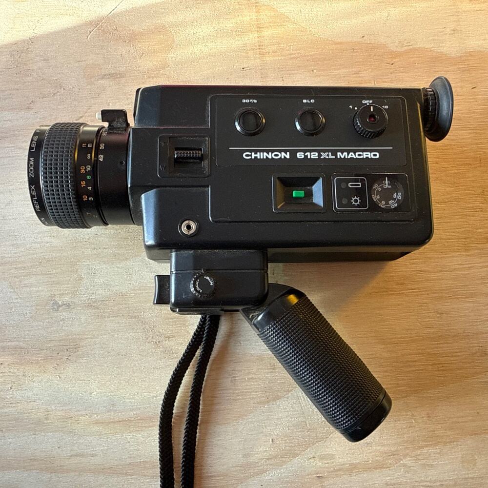 Vintage Chinon 612XL Macro Super 8 Camera Untested